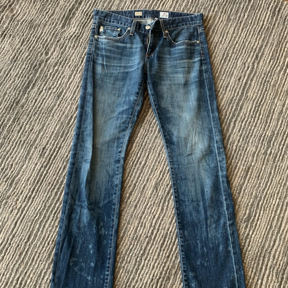AG Tomboy relaxed straight leg jean